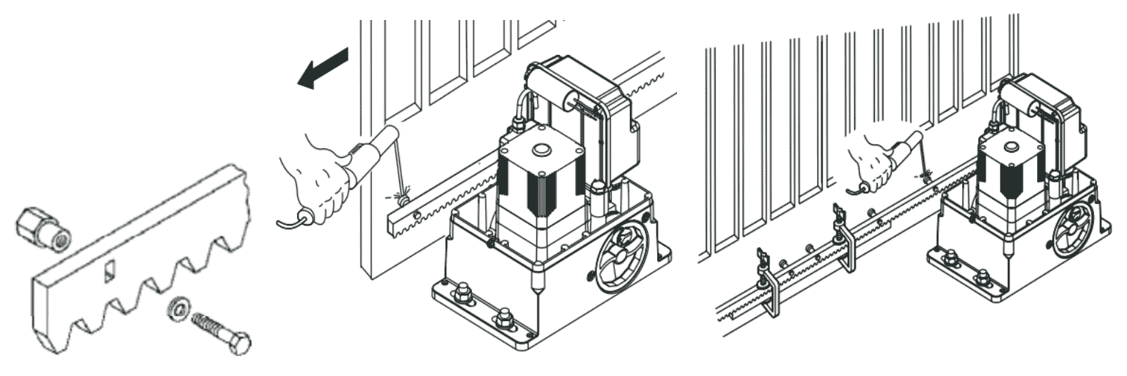 نصب ریل جک ریلی 740 و 741 فک