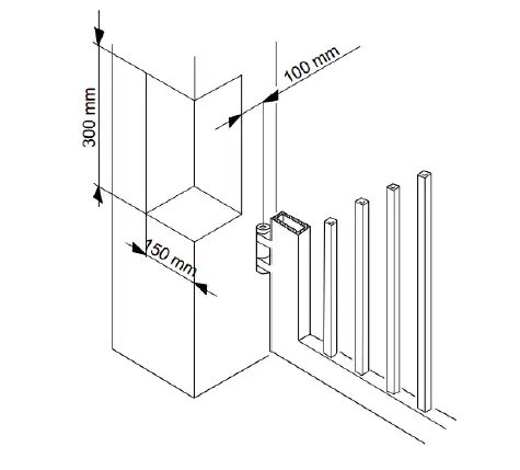 راهنمای نصب درب اتوماتیک gbat300/gbat400