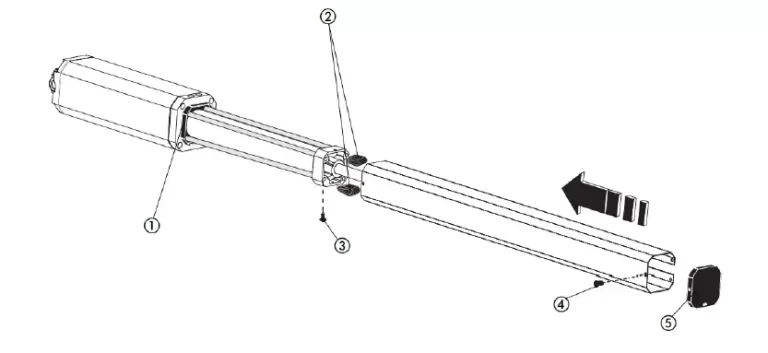 کاور سیلندر درب اتوماتیک 402 فک
