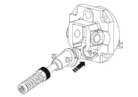 نحوه اتصال کابل درب اتوماتیک 402 فک