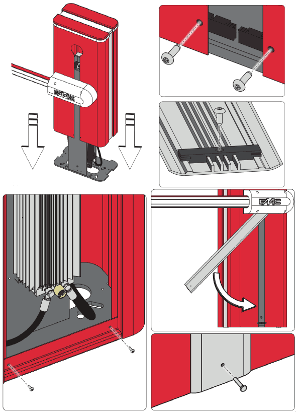 آموزش نصب راهبند بازویی b680 FAAC