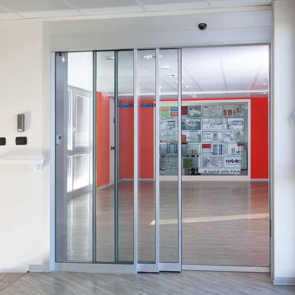 درب اتوماتیک شیشه ایی تلسکوپی A140T برند فک درب اتوماتیک شیشه ایی تلسکوپی A140T برند فک