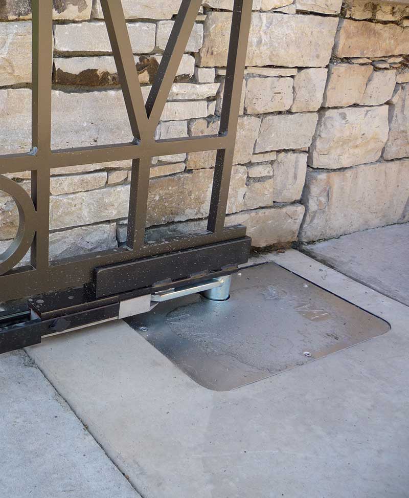 درب اتوماتیک زیرسطحی ۷۷۰N برند FAAC جک درب اتوماتیک پارکینگ