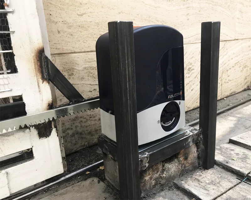 falcon-m5-sliding parking door gate-imenfaac قیمت و خرید جک پارکینگ ریلی falcon m5 از نمایندگی اصلی