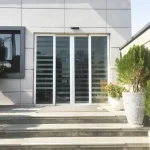 درب شیشه ای اتوماتیک برند فک مدل A100