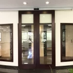 درب شیشه ای اتوماتیک برند فک مدل A100