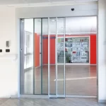 درب اتوماتیک شیشه ای تلسکوپی A1400