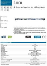 درب اتوماتیک شیشه ای FAAC A1000 - Image 2