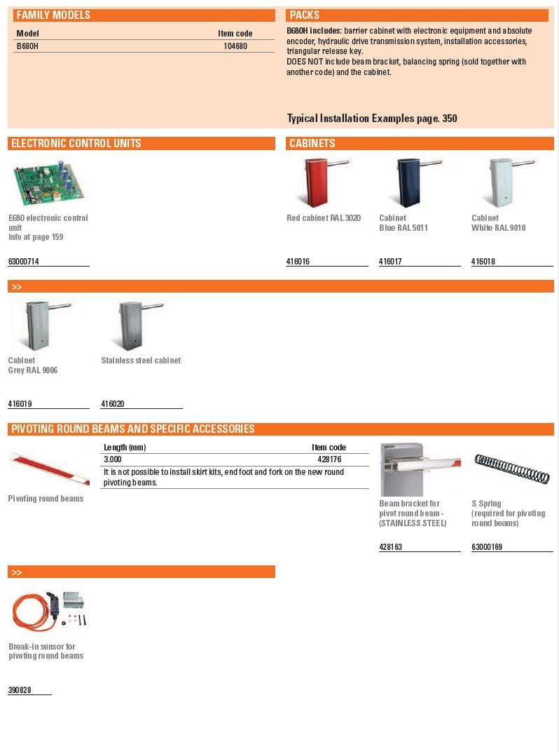 faac b680h-2 راهبند اتوماتیک پارکینگ فک FAAC B680H - پر تردد 8 متری - Image 7