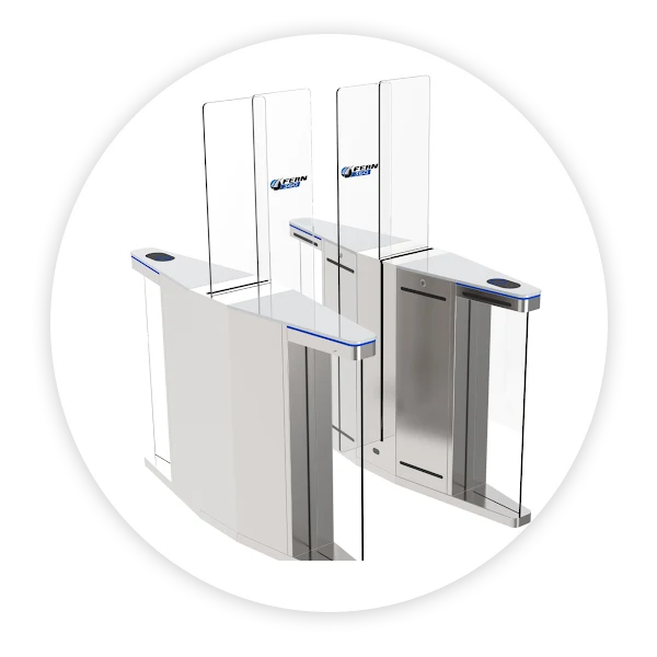 گیت کنترل تردد شیشه ای