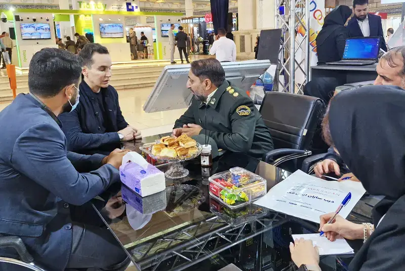 حضور شرکت درب سازان ایمن فک در نمایشگاه ایپاس