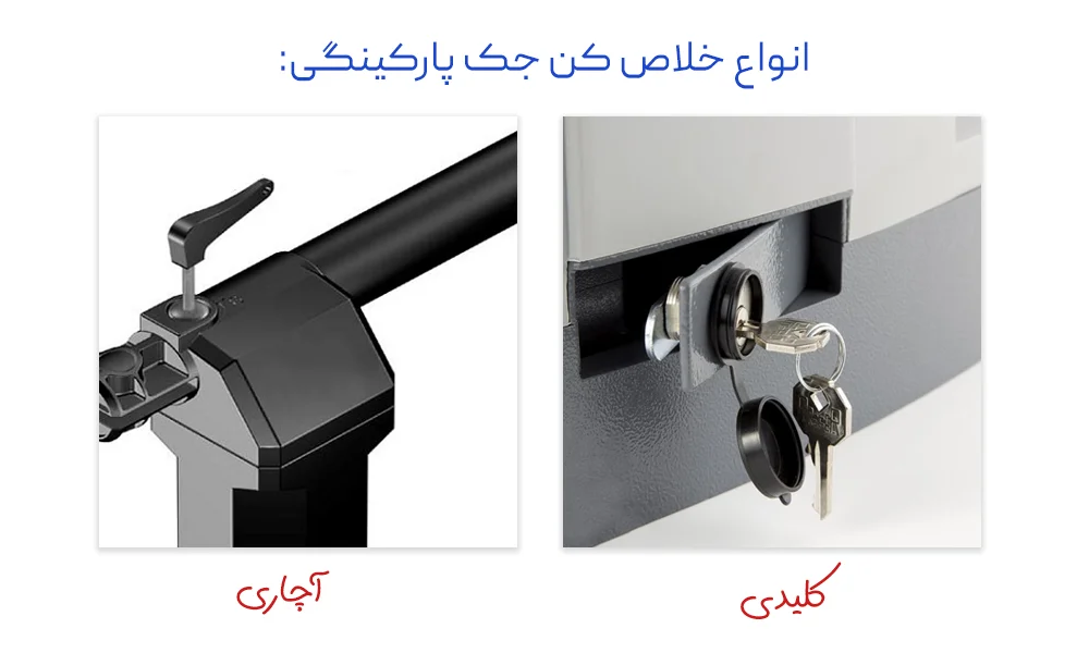 انواع خلاص کن جک پارکینگی