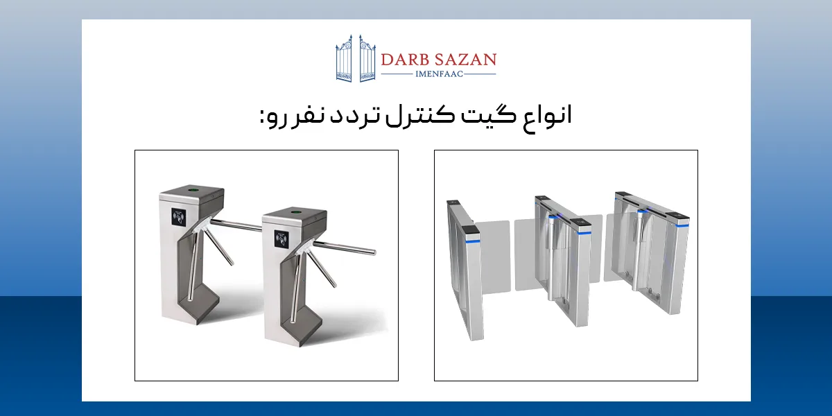 انواع گیت کنترل تردد نفر رو