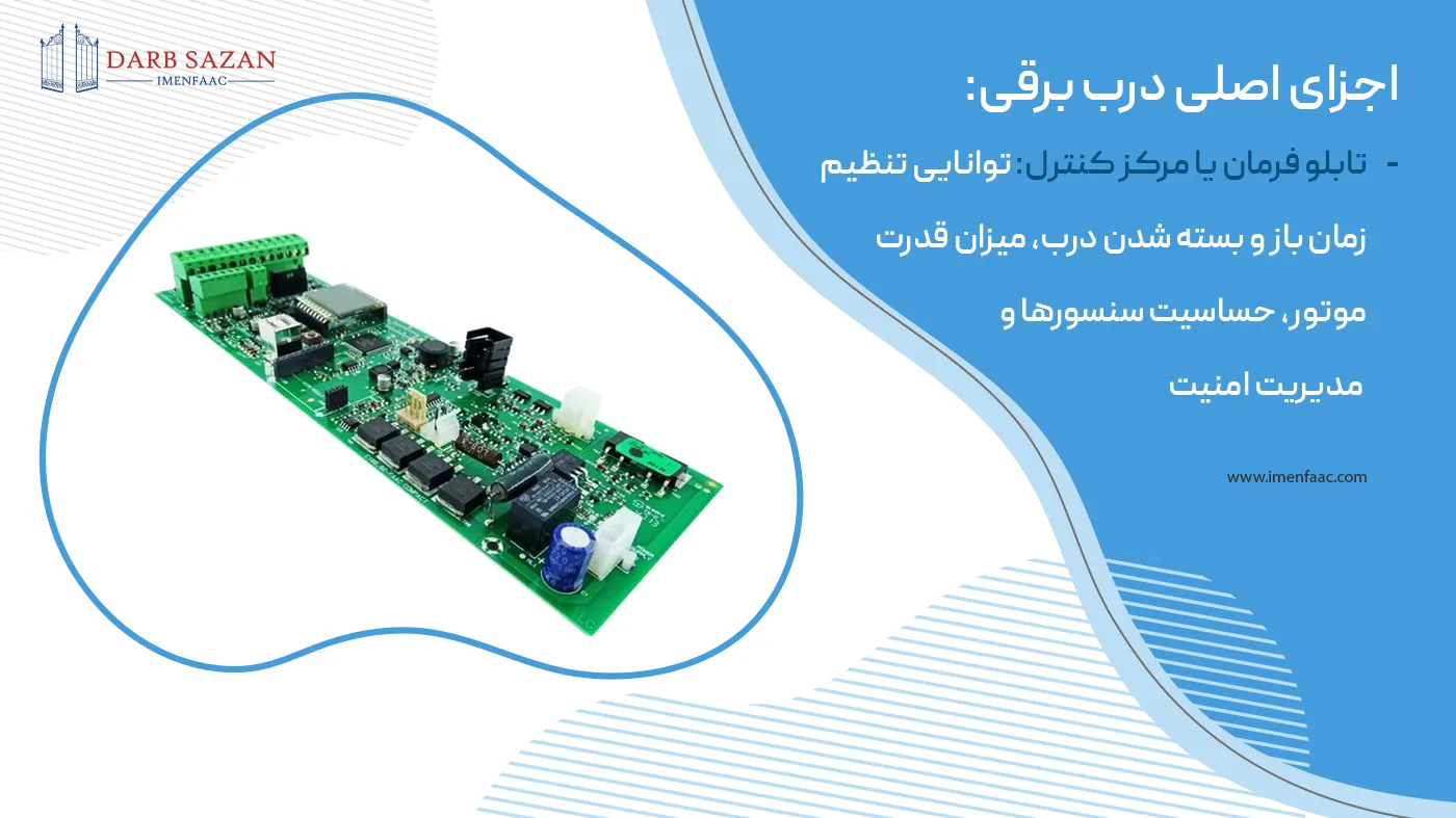 مرکز کنترل درب برقی