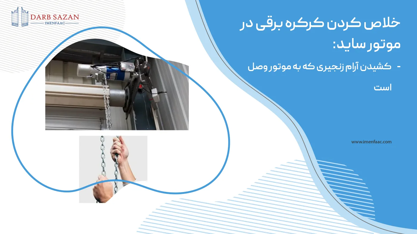 خلاص کردن کرکره برقی ساید